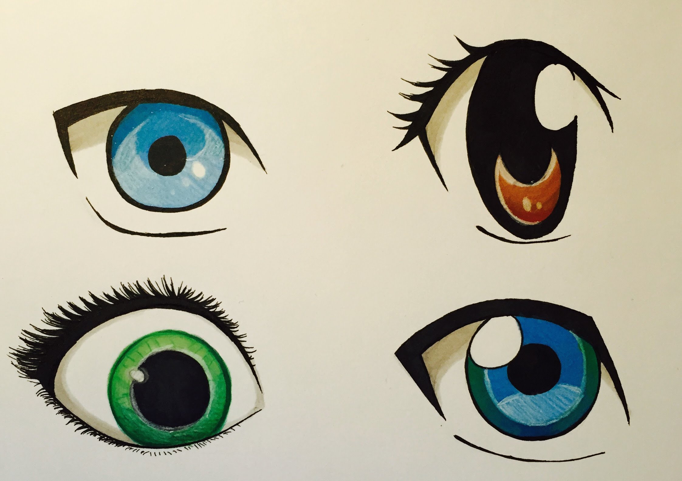 Anime Eyes High Quality Drawing Drawing Skill