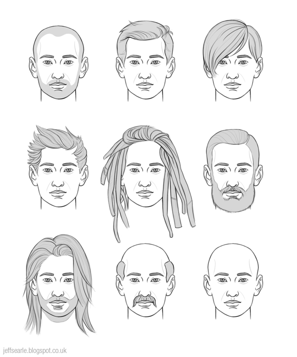 Easy Hairstyles Drawing Male / Pin on Top Pins / 482x350 collections of