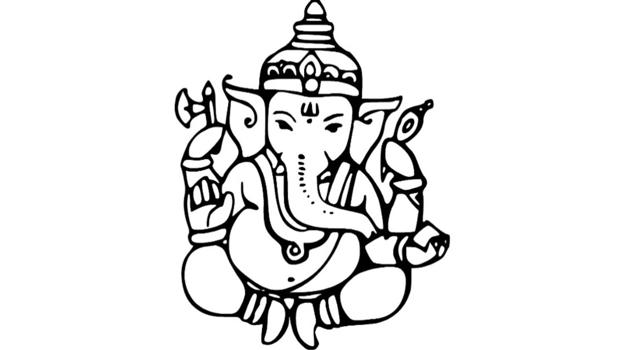 Ganesh Beautiful Image Drawing | Drawing Skill