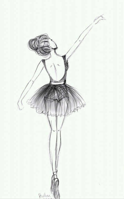 Ballerina Art Drawing | Drawing Skill