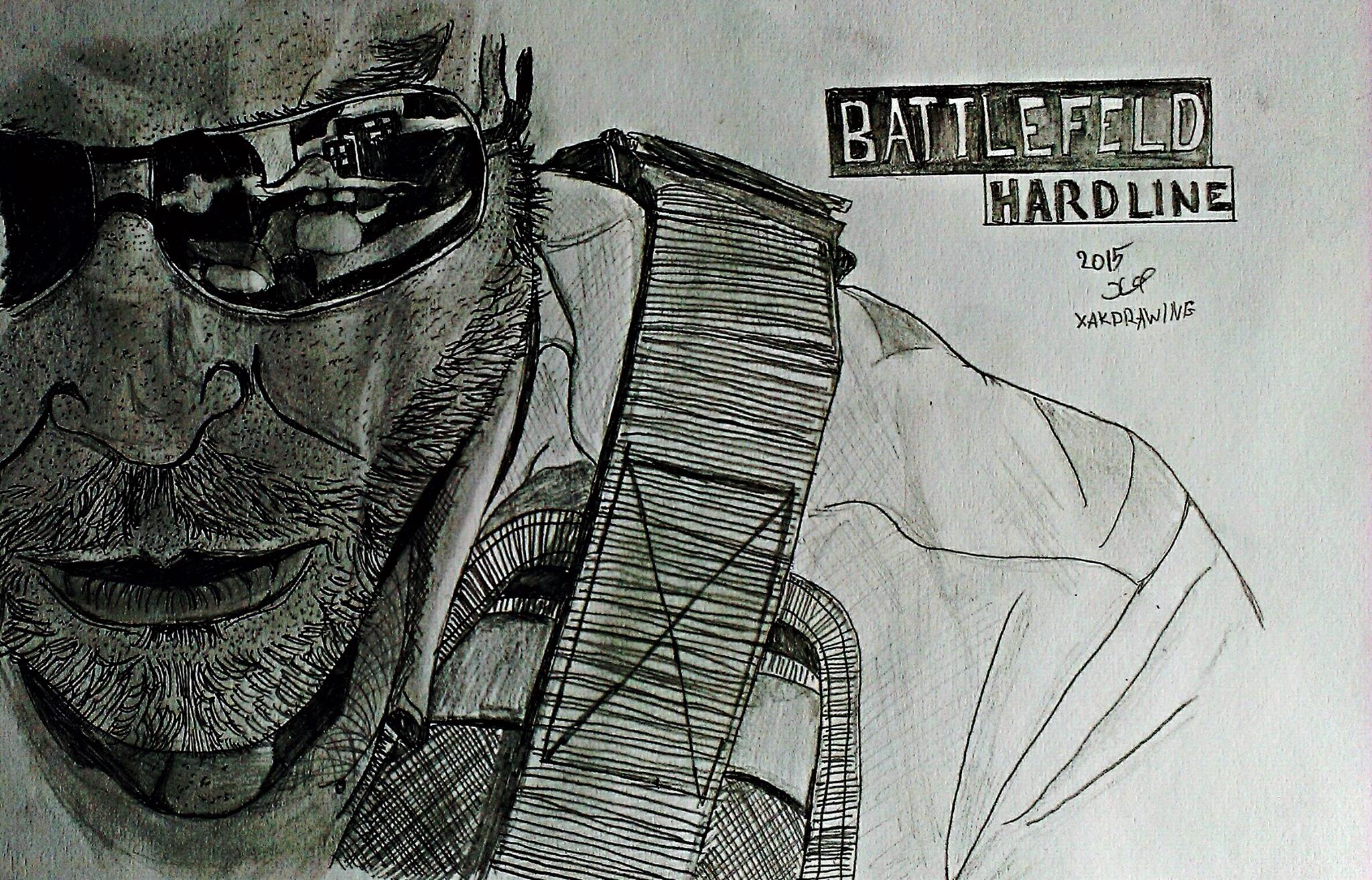 Battlefield Drawing, Pencil, Sketch, Colorful, Realistic Art Images
