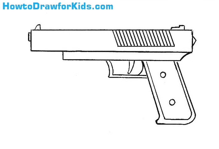 Gun Drawing Pics