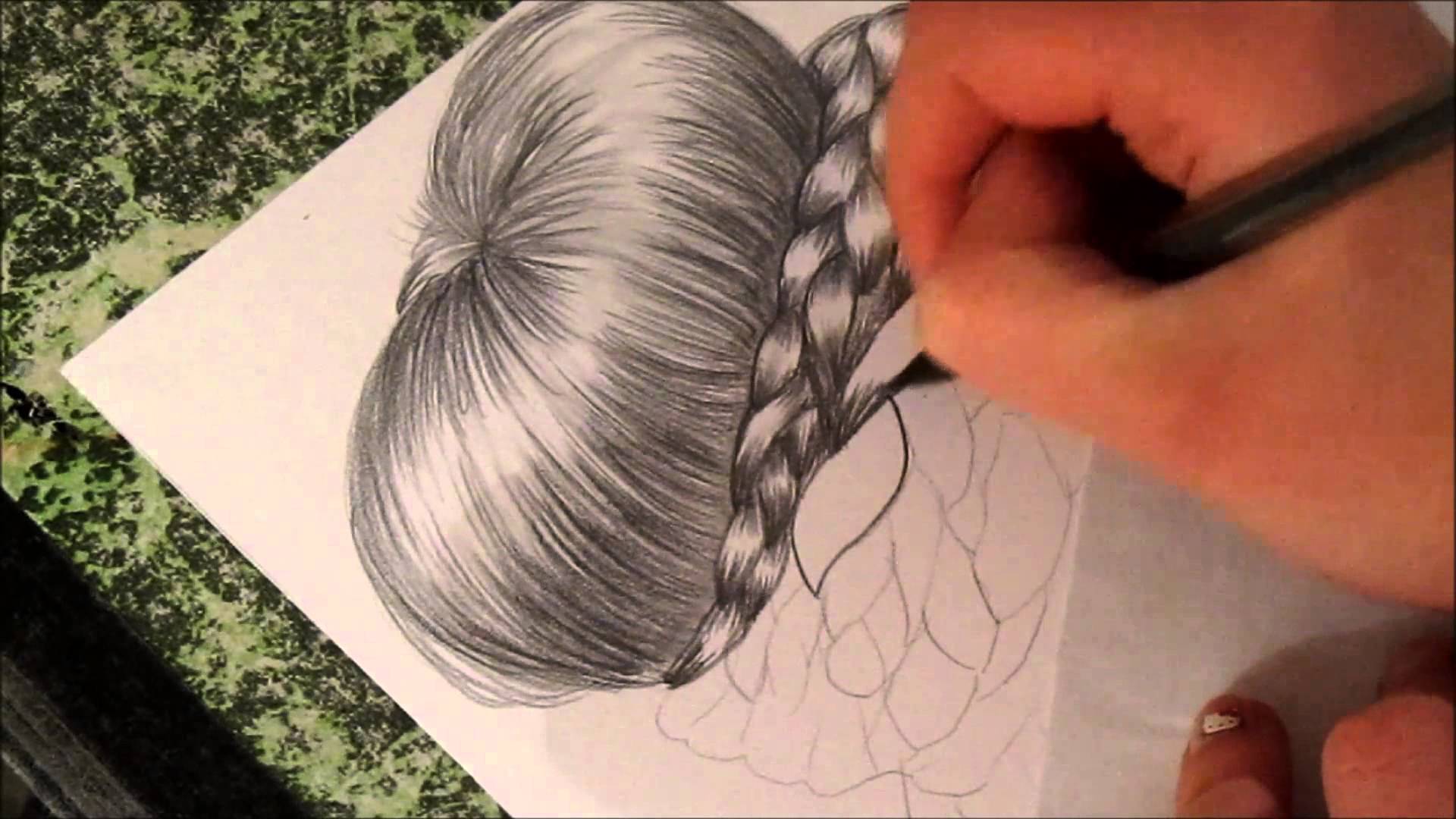 Bun Drawing Pencil Sketch Colorful Realistic Art Images
