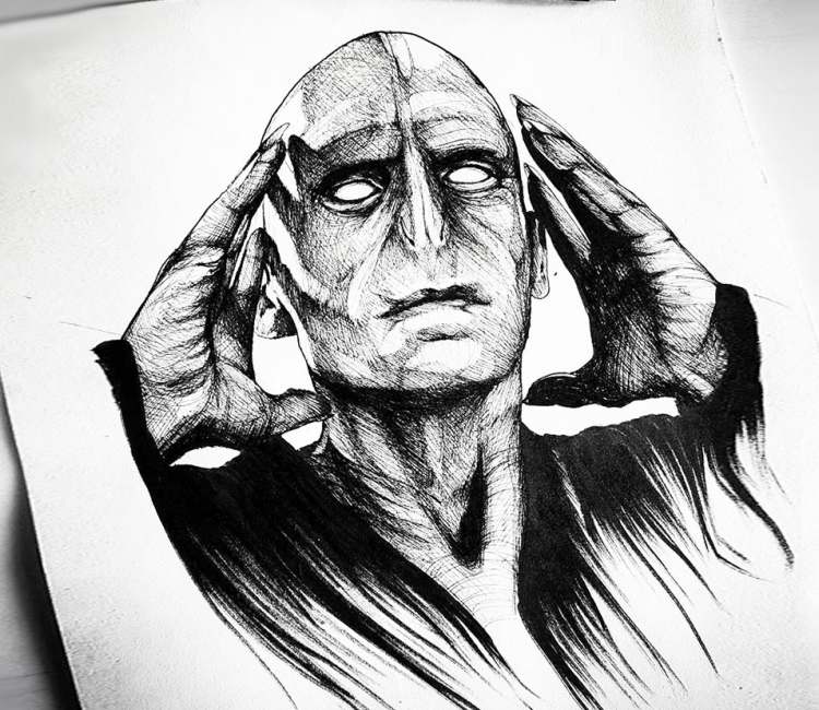 Lord Voldemort Drawing Photo | Drawing Skill