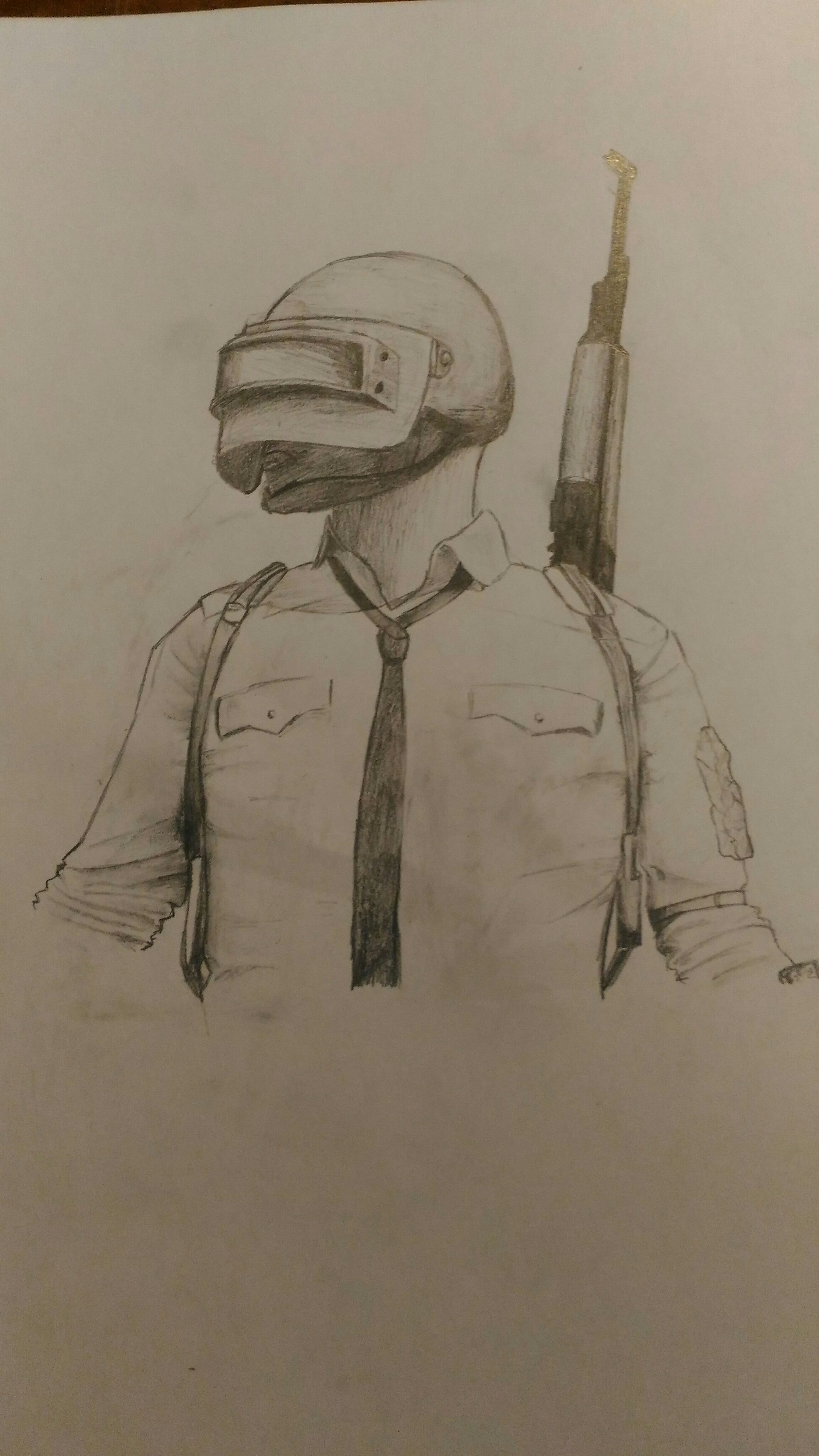 PUBG Drawing, Pencil, Sketch, Colorful, Realistic Art Images Drawing
