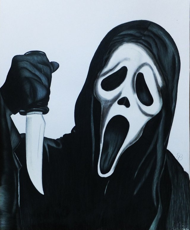 Scream Drawing, Pencil, Sketch, Colorful, Realistic Art Images