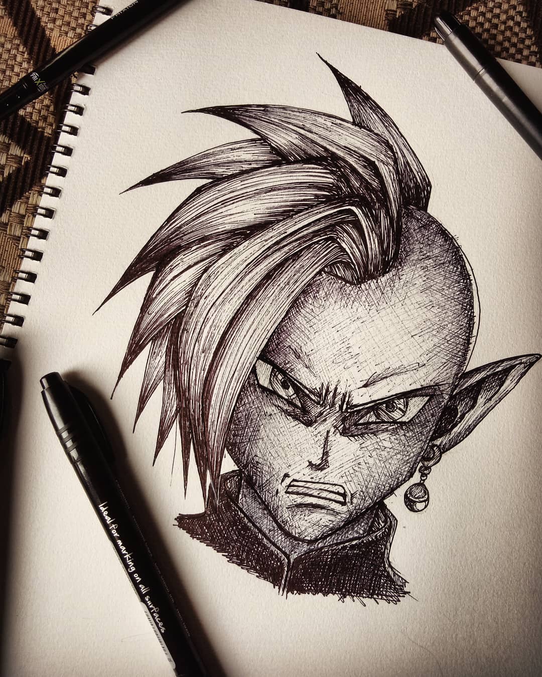 Dragon Ball Z Drawing, Pencil, Sketch, Colorful, Realistic Art Images