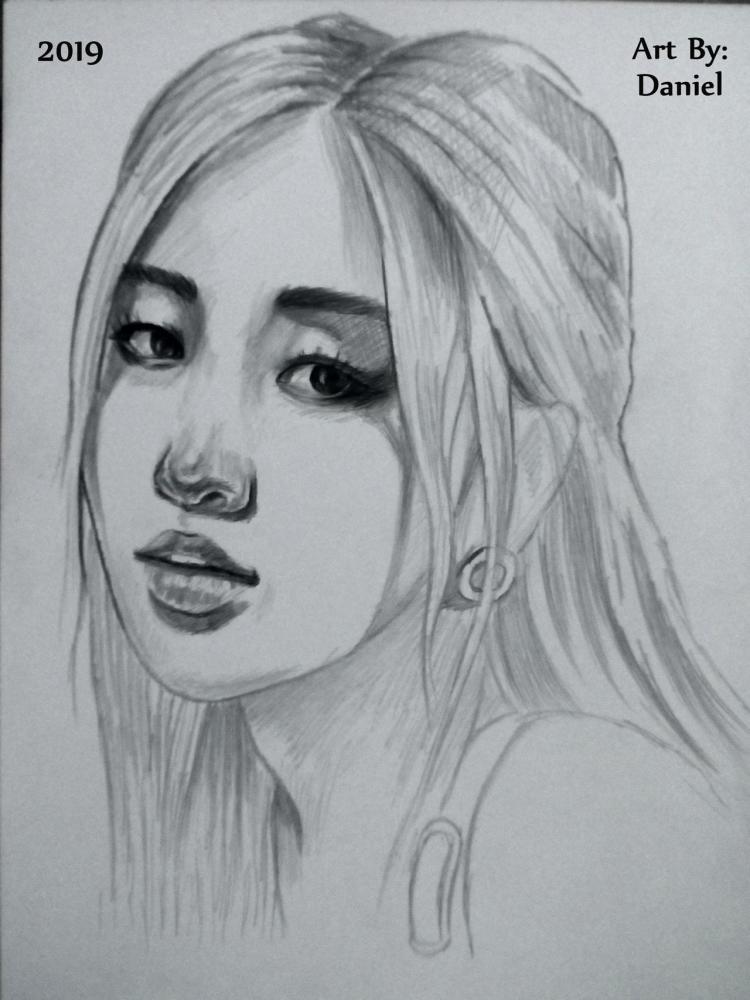 Blackpink Drawing, Pencil, Sketch, Colorful, Realistic Art Images