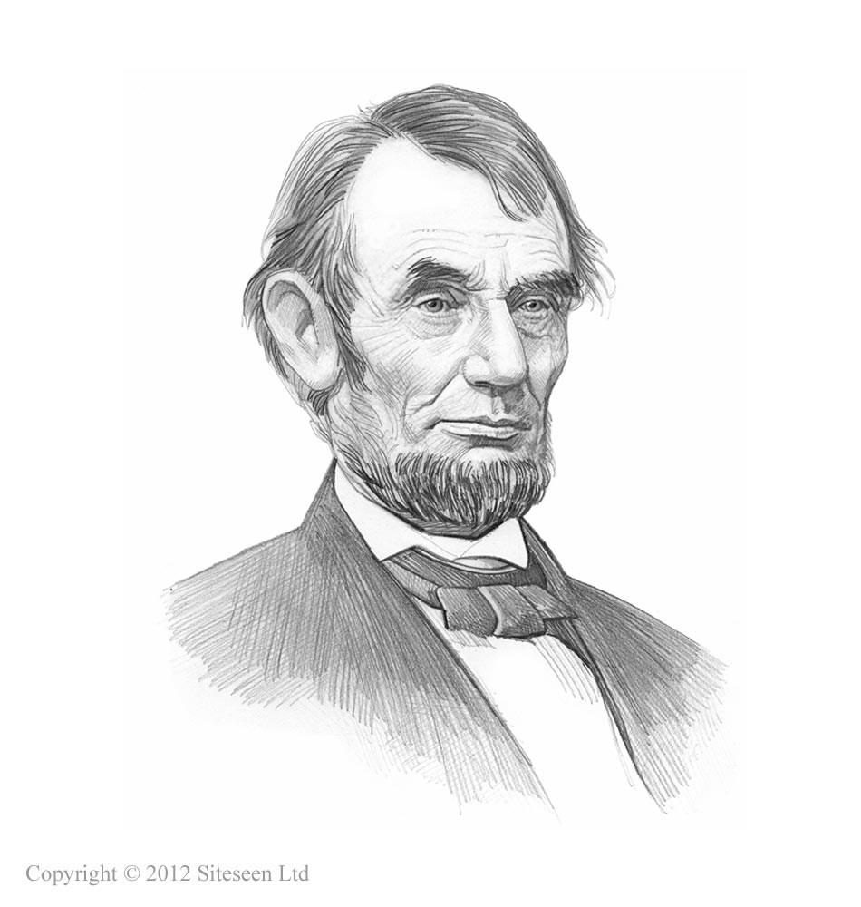 Abraham Lincoln Beautiful Image Drawing