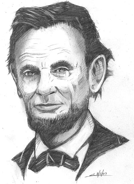 Abraham Lincoln Drawing Art
