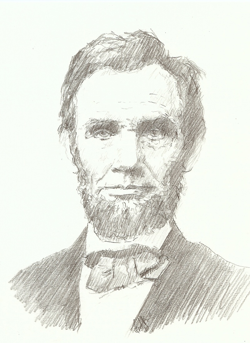 Abraham Lincoln Drawing Photo