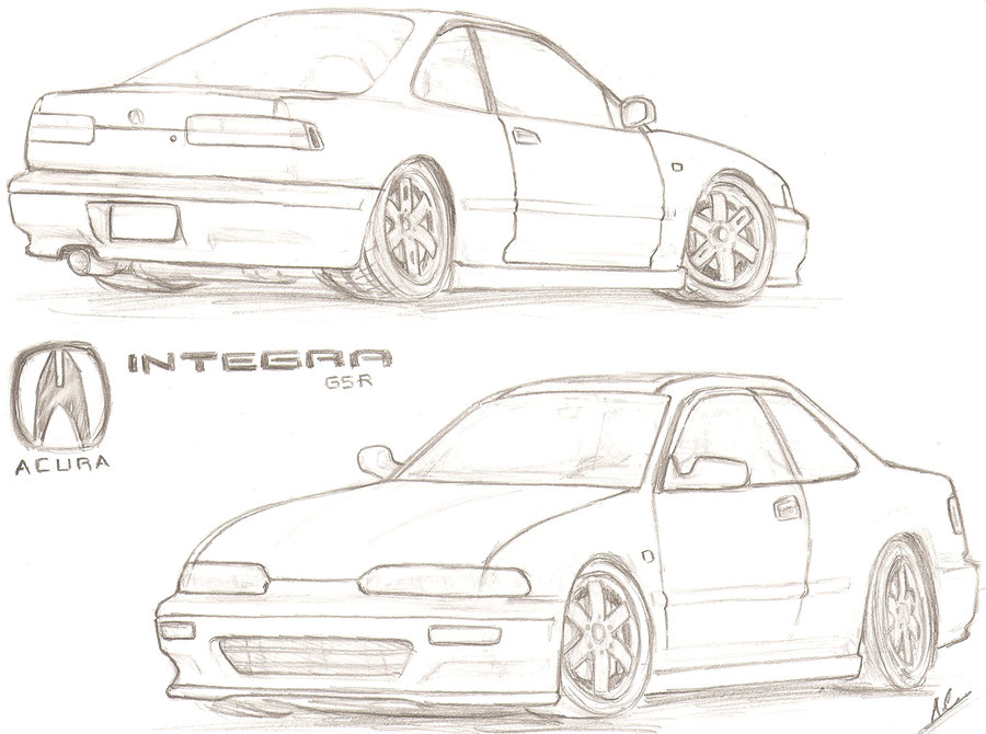 Acura Drawing Pic