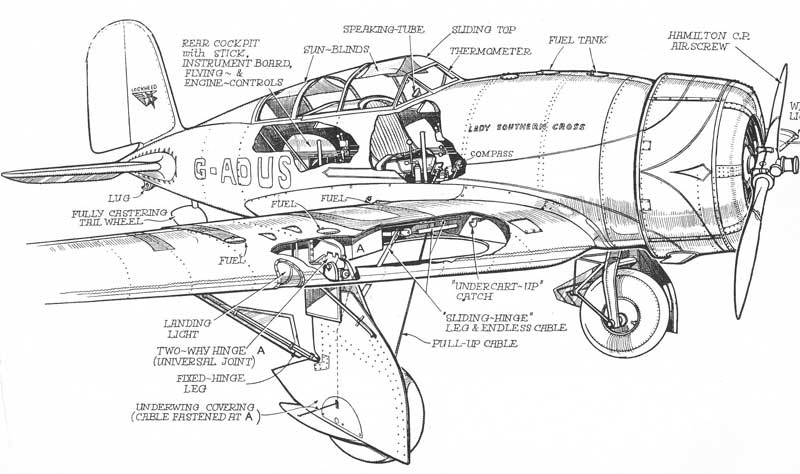 Aircraft Engineering High-Quality Drawing