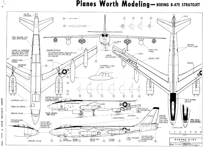 Airplane Engineering Drawing Pic