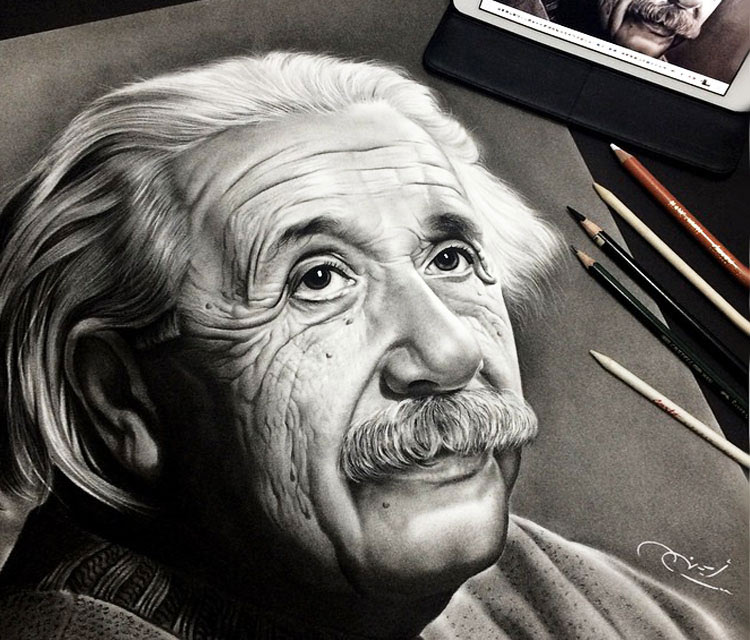 Albert Einstein Best Drawing