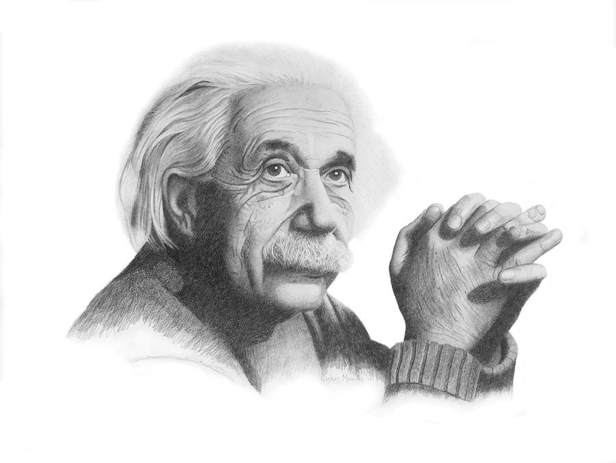 Albert Einstein Pic Drawing