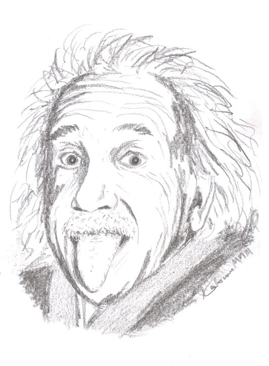 Albert Einstein Pic Drawing