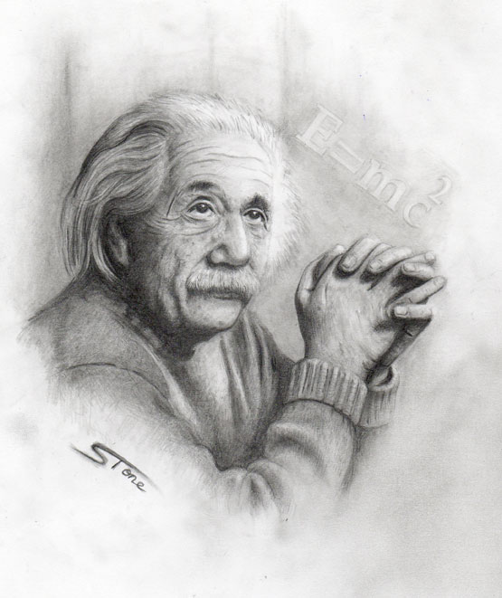 Albert Einstein Picture Drawing