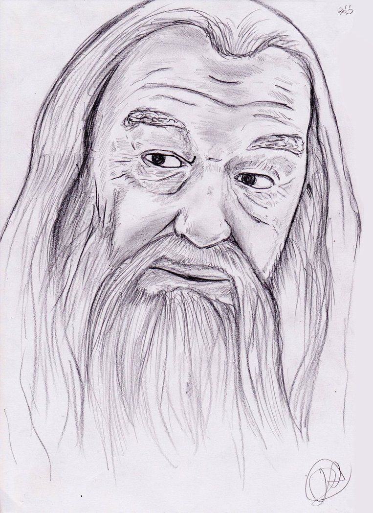 Albus Dumbledore Image Drawing