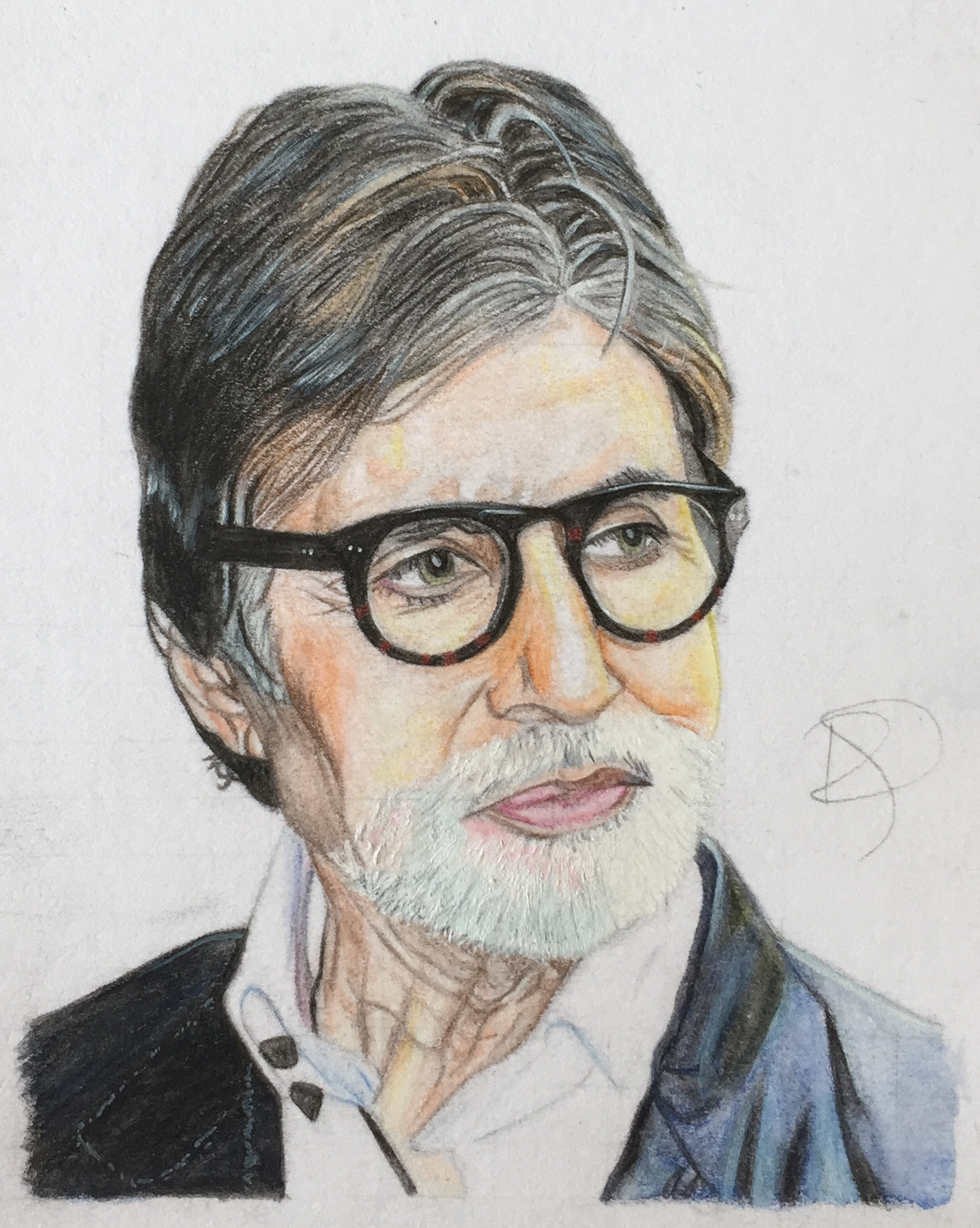 Amitabh Bachchan High-Quality Drawing