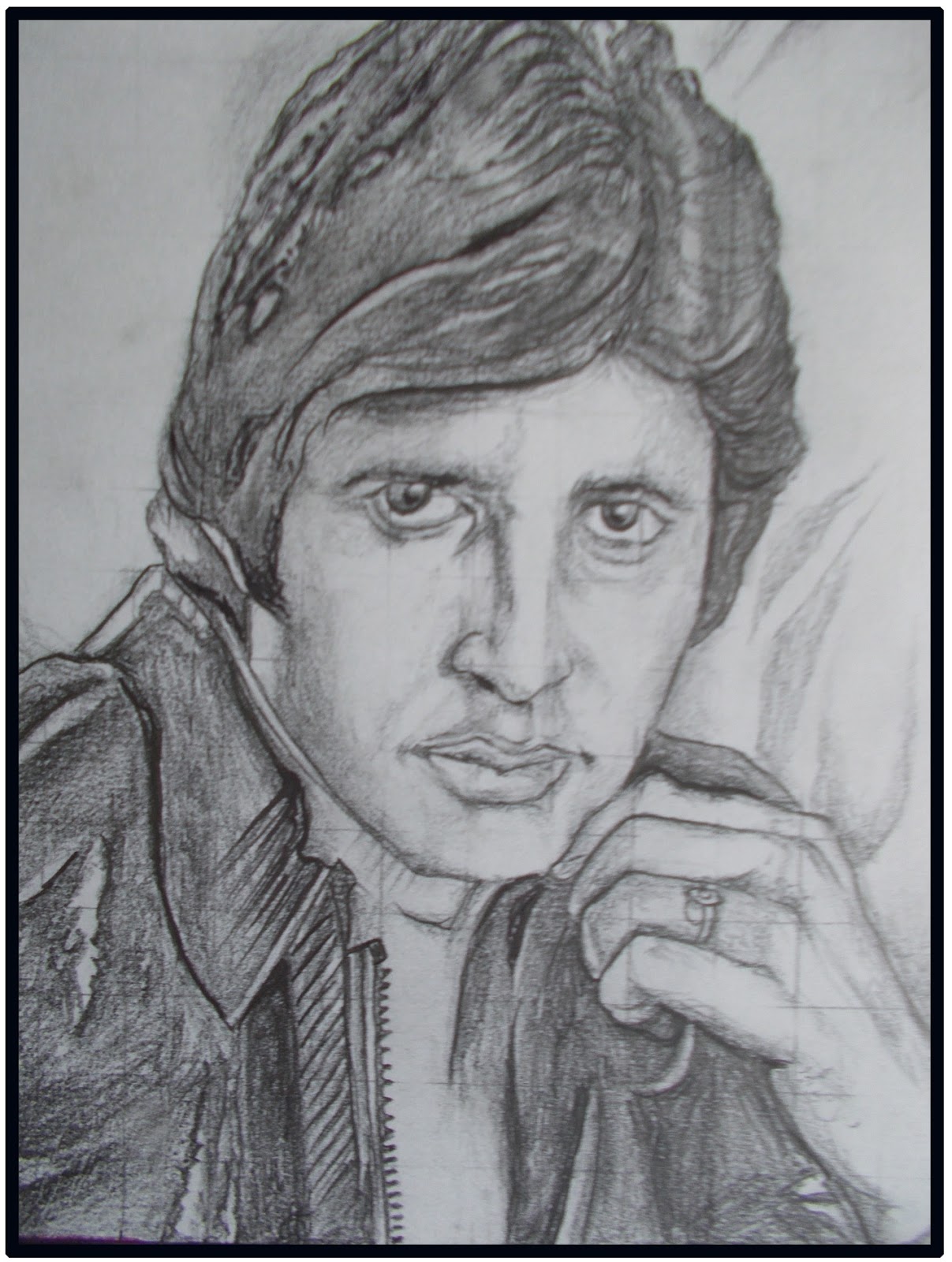 Amitabh Bachchan Picture Drawing