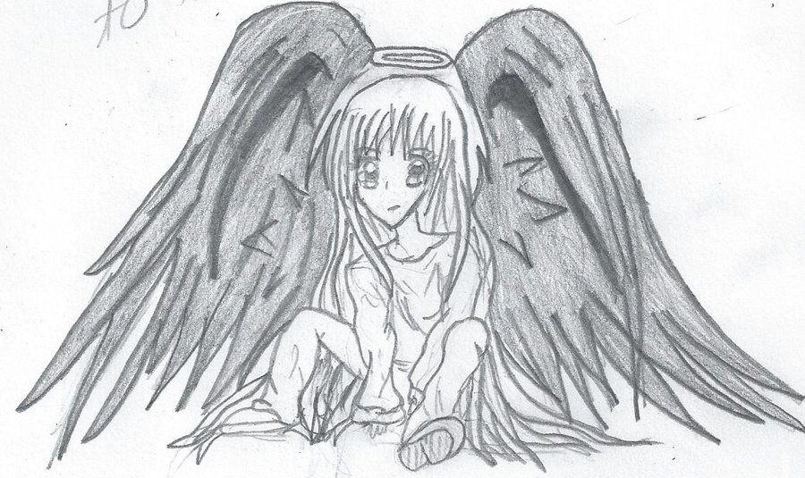 Angel Girl Amazing Drawing