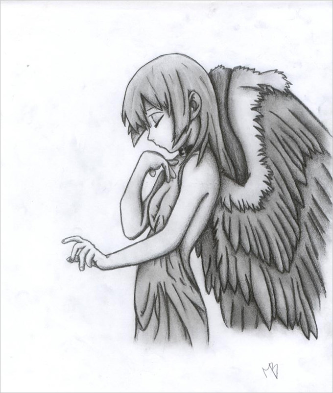 Angel Photo Drawing
