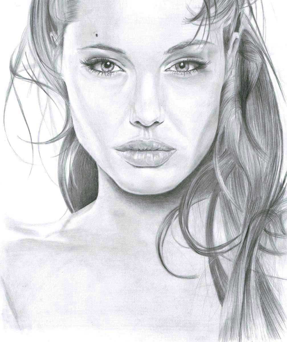 Angelina Jolie Drawing