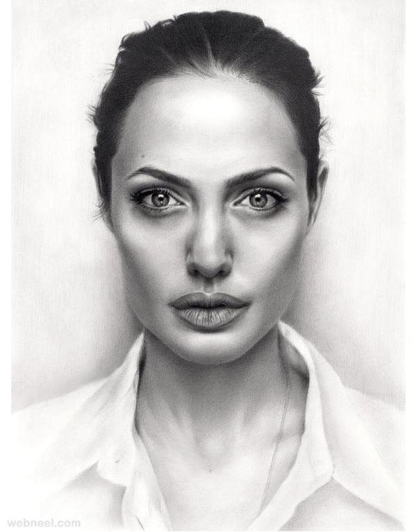 Angelina Jolie Photo Drawing