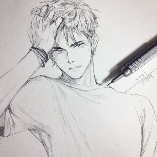 Anime Boy Sketch