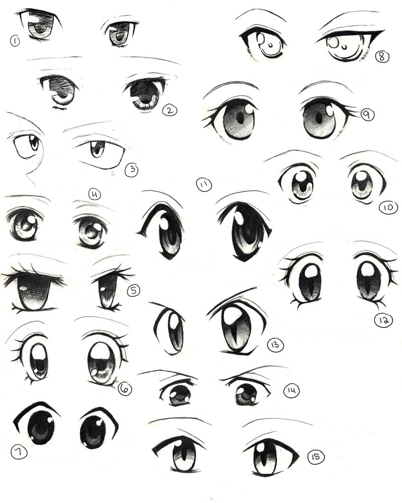 Finally Learn to Draw Anime Eyes, a Step-by-Step Guide! – GVAAT'S