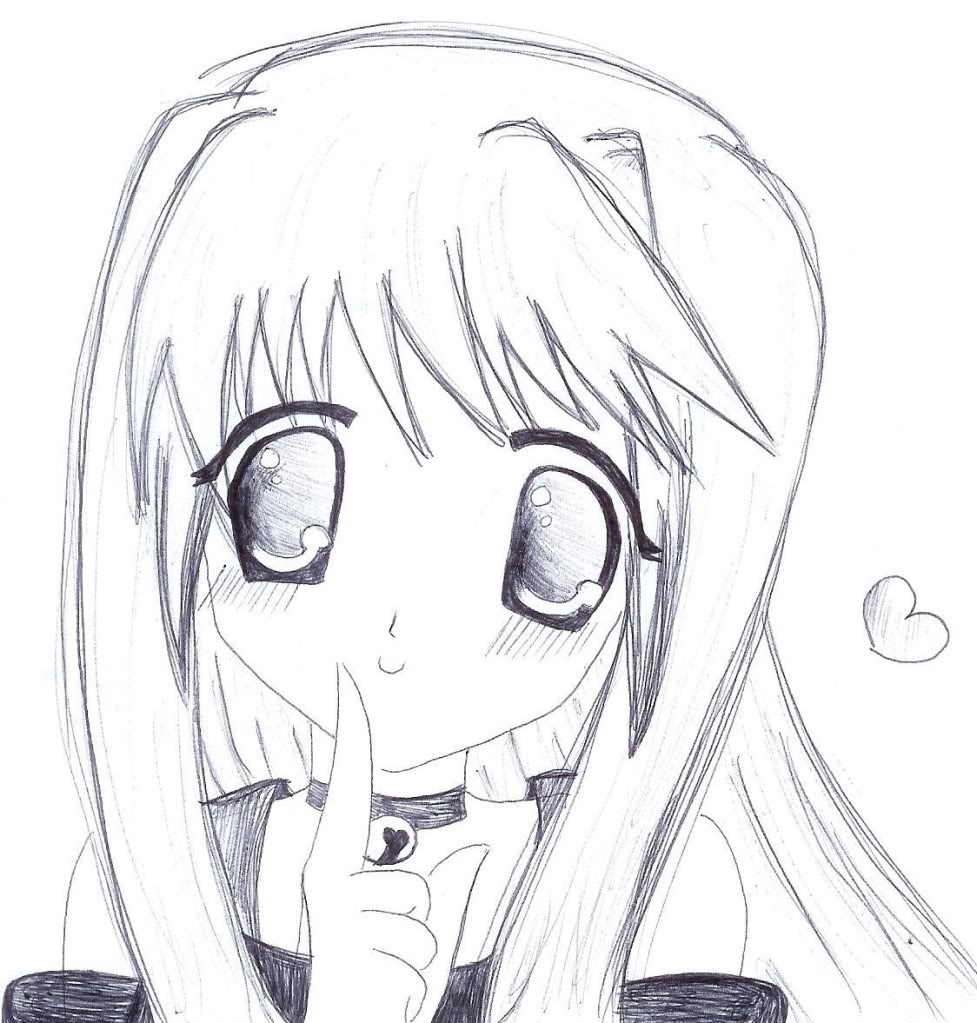 Anime Girl Beautiful Image Drawing - Drawing Skill