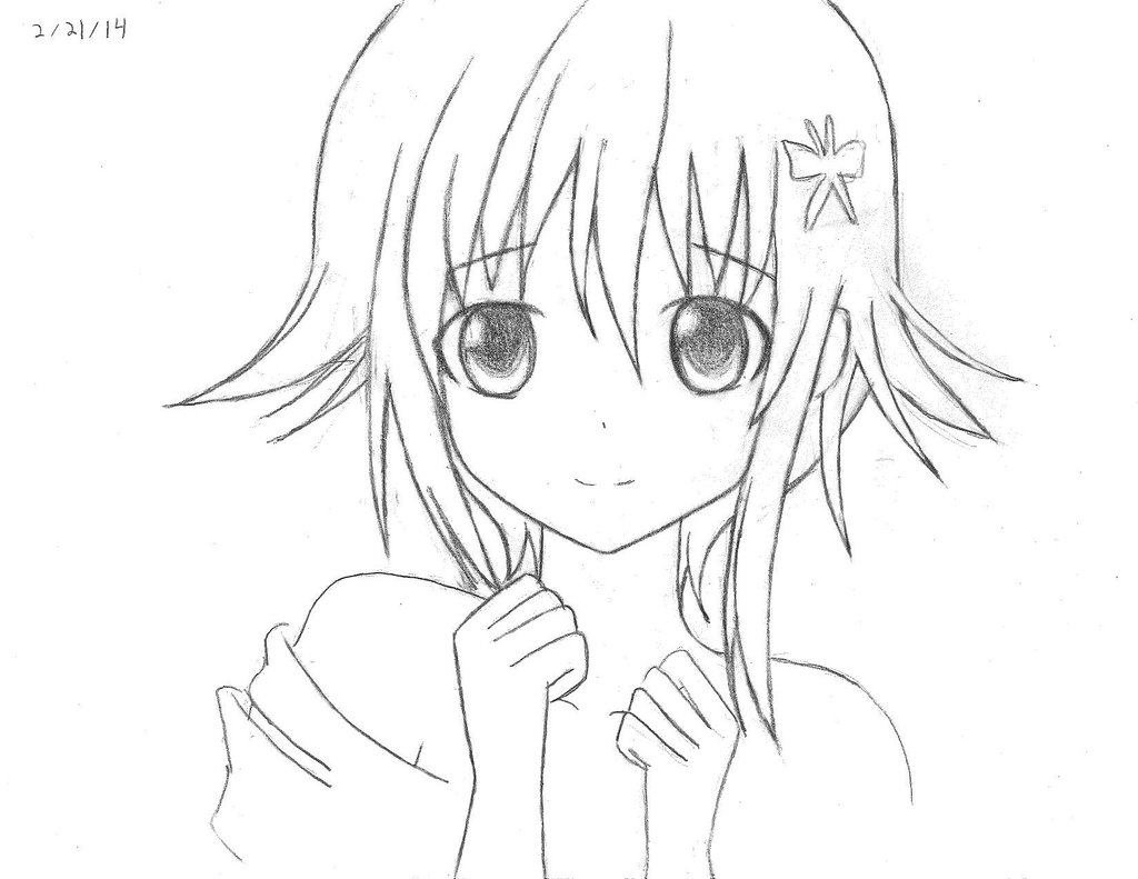 Anime Girl Photo Drawing