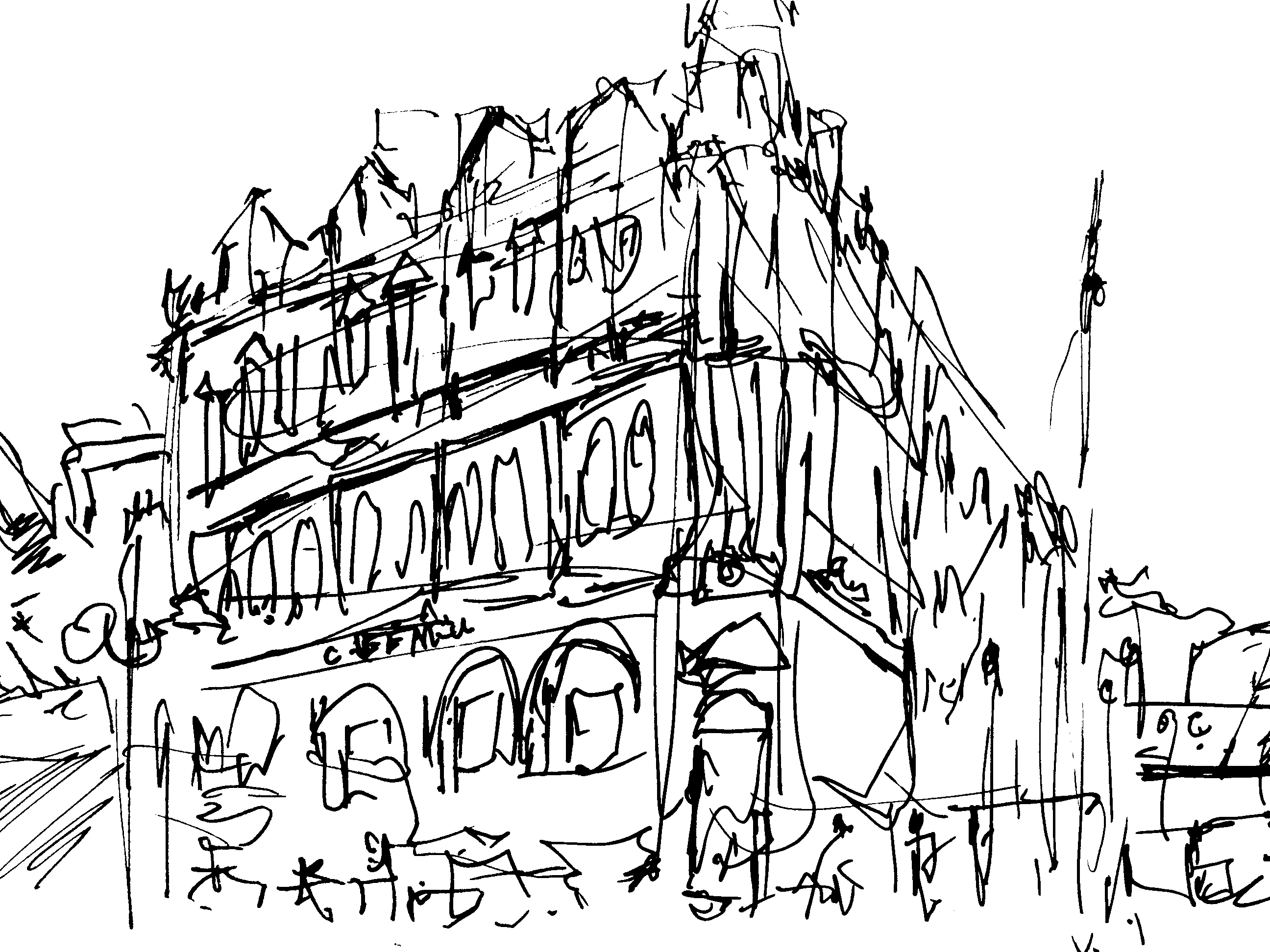 Architecture Pic Drawing