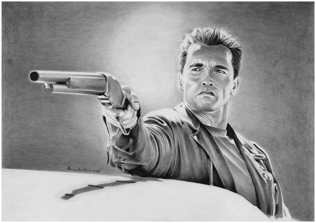 Arnold Schwarzenegger Terminator Art