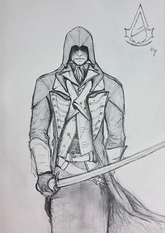 Assassins Creed Beautiful Image Drawing