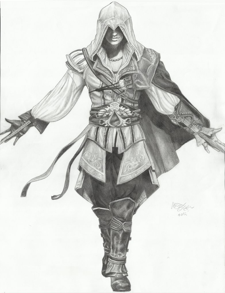 Assassins Creed Drawing Pic