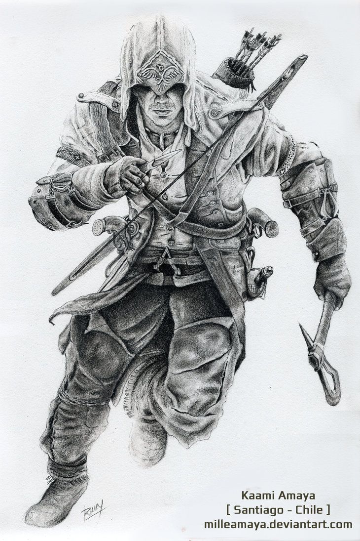 Assassins Creed Drawing Pic