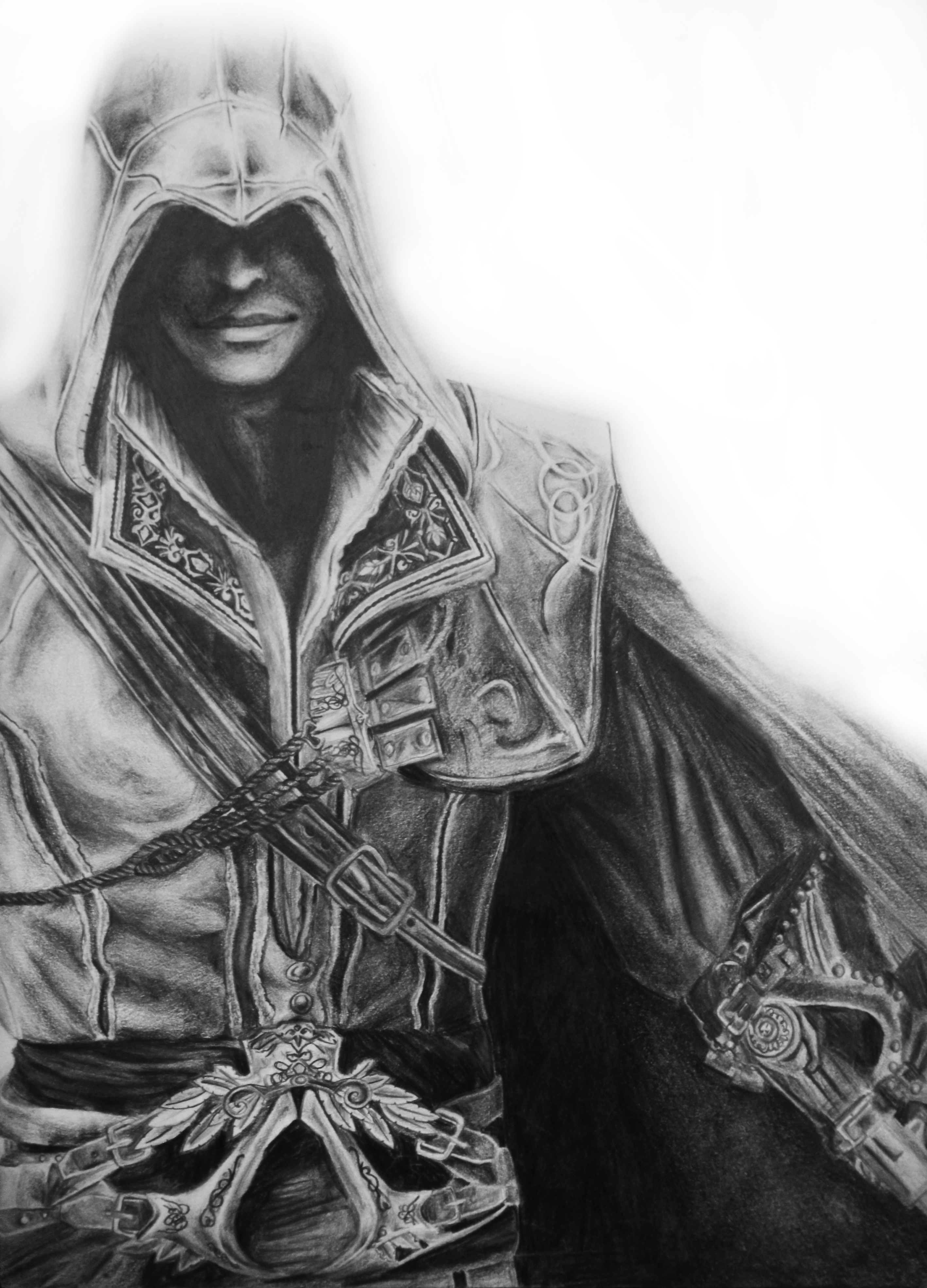 Assassins Creed High-Quality Drawing