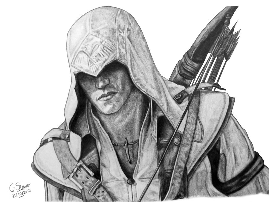 Assassins Creed Photo Drawing