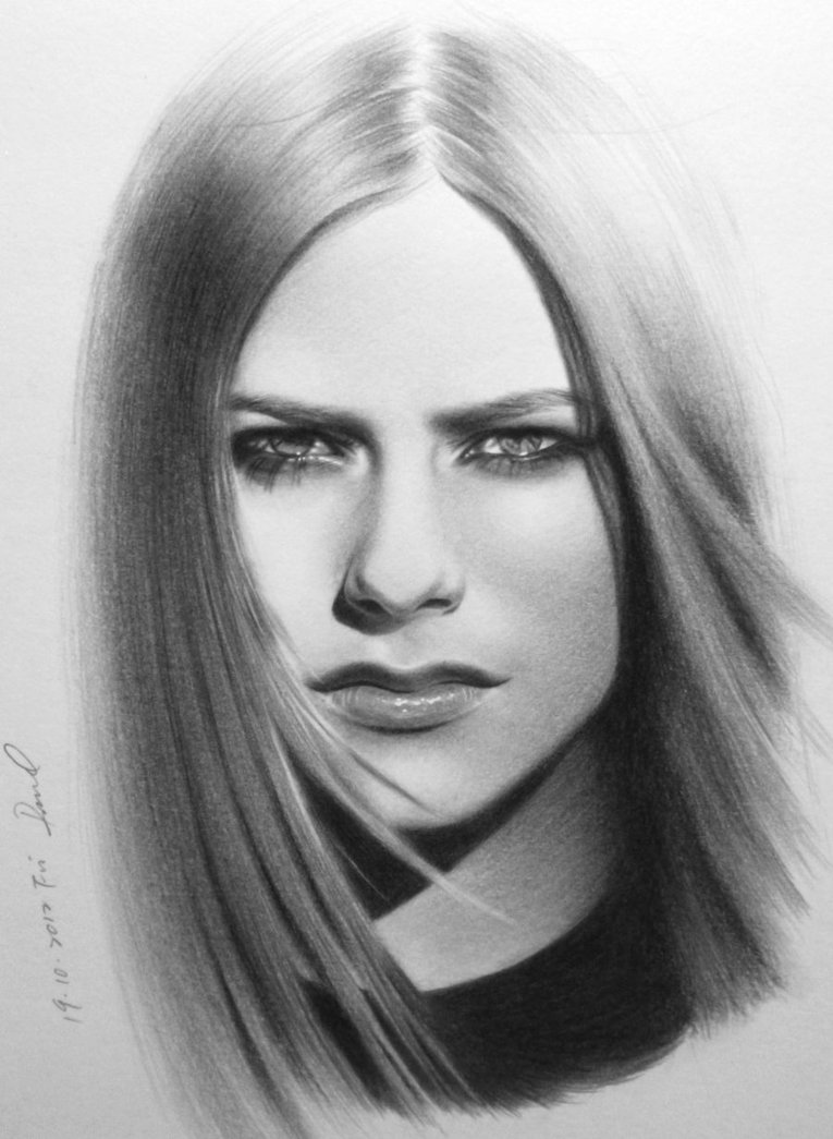 Avril Lavigne Image Drawing