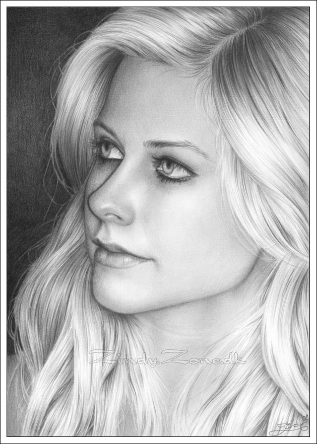 Avril Lavigne Photo Drawing