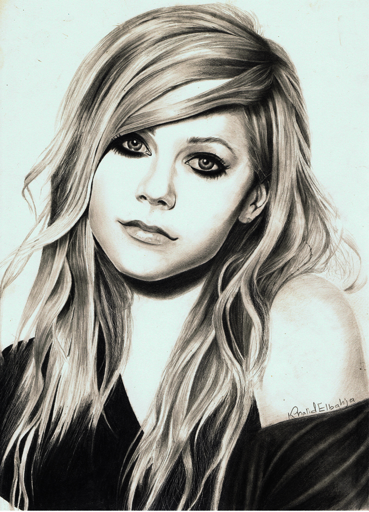 Avril Lavigne Picture Drawing