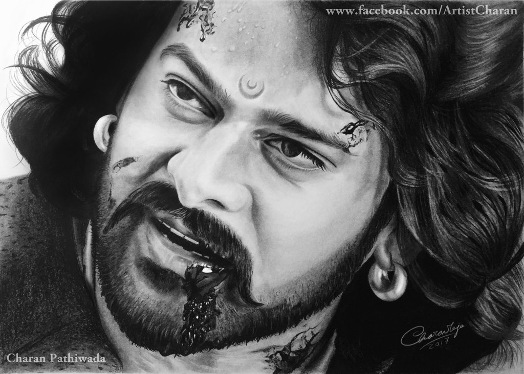 Baahubali Picture Drawing