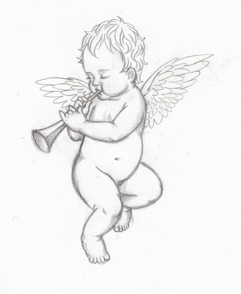 Baby Angel Amazing Drawing