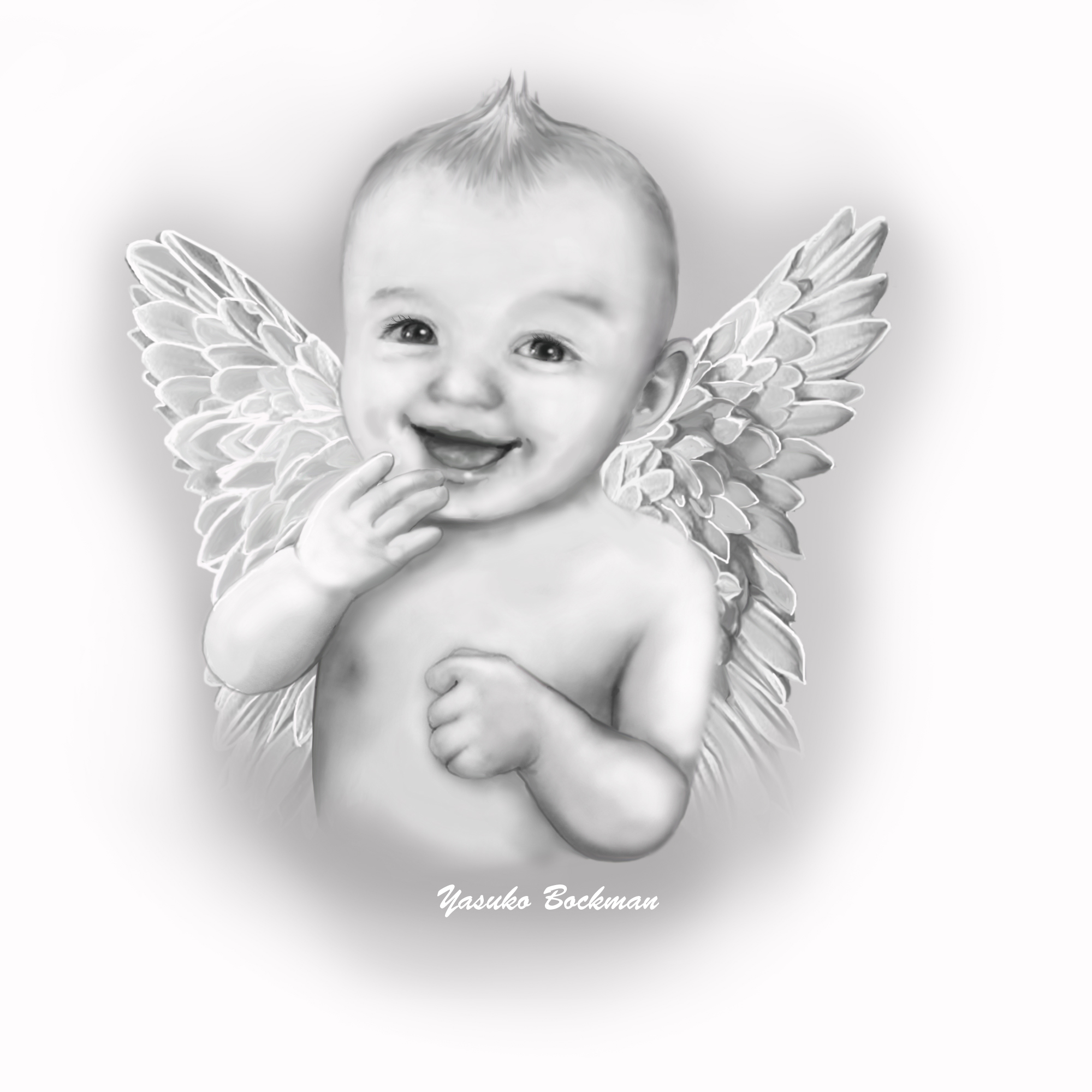 Baby Angel Drawing