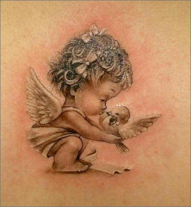 Baby Angel Image Drawing