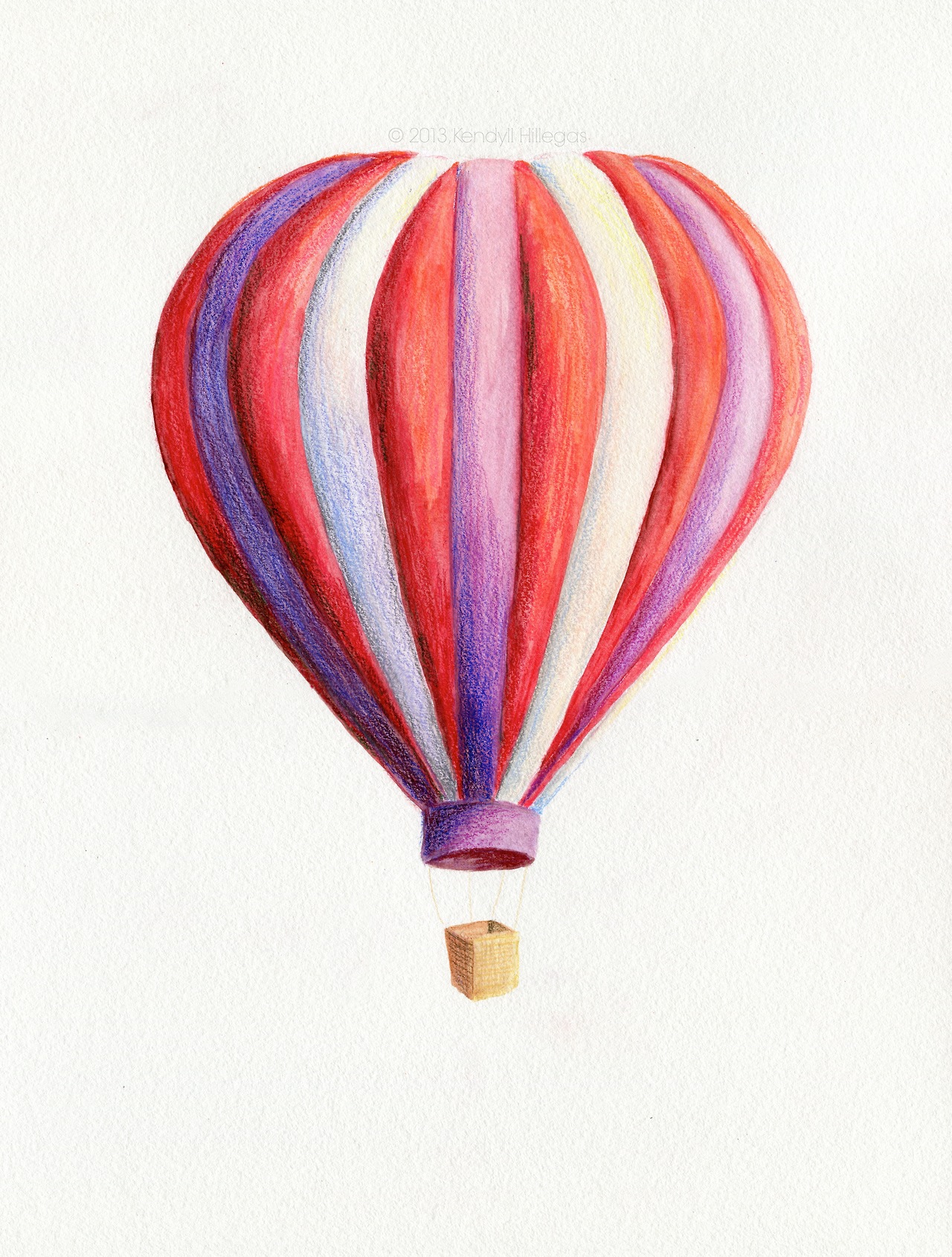 Balloons Picture Drawing