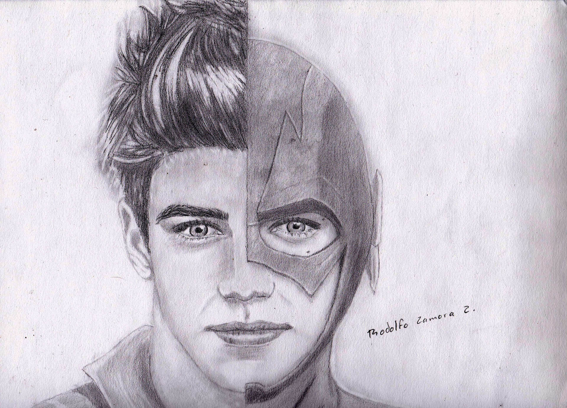 Barry Allen Amazing Drawing