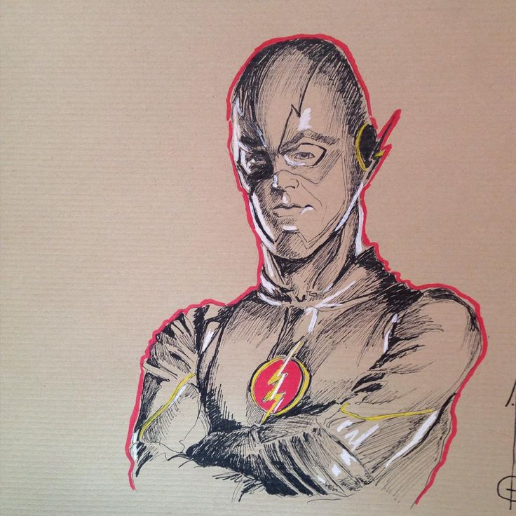 Barry Allen Drawing Pic